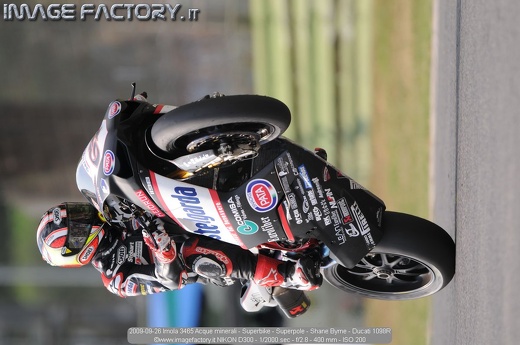2009-09-26 Imola 3465 Acque minerali - Superbike - Superpole - Shane Byrne - Ducati 1098R